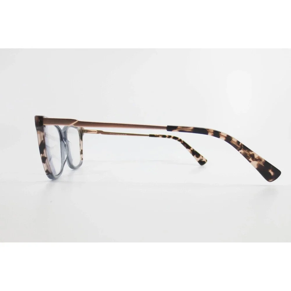 Chelsea Morgan CM 20214 Blue Tortoise Rose Gold Cat Eye Eyeglasses Frames
